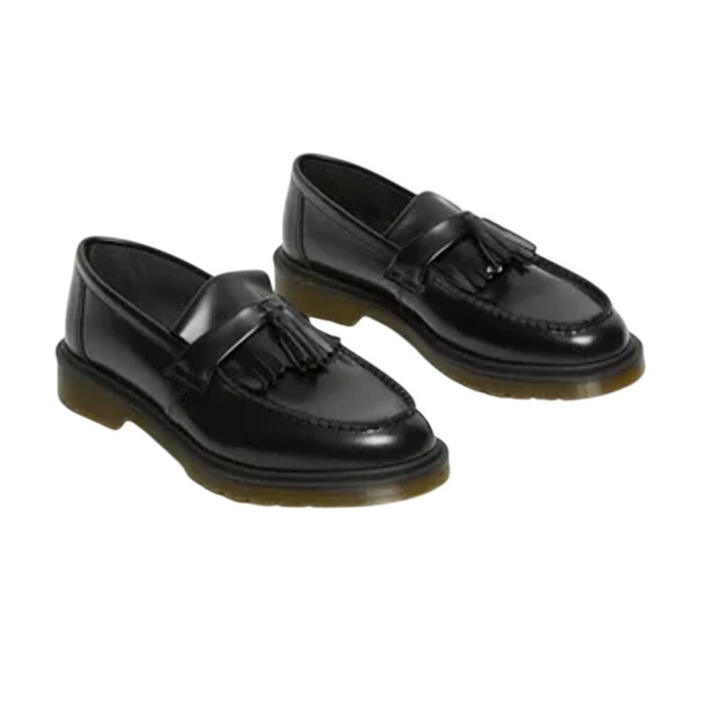 Dr. Martens Womens Adrian Tassel Loafers EU 39 US 8 Black Leather EUC